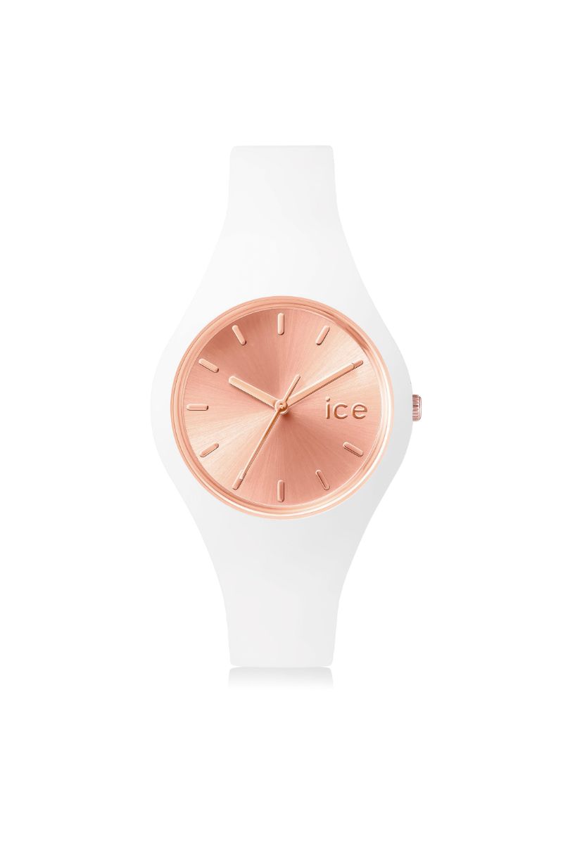 Ceas dama Ice Watch, ICE.CC.WRG.SS15, Alb/Auriu
